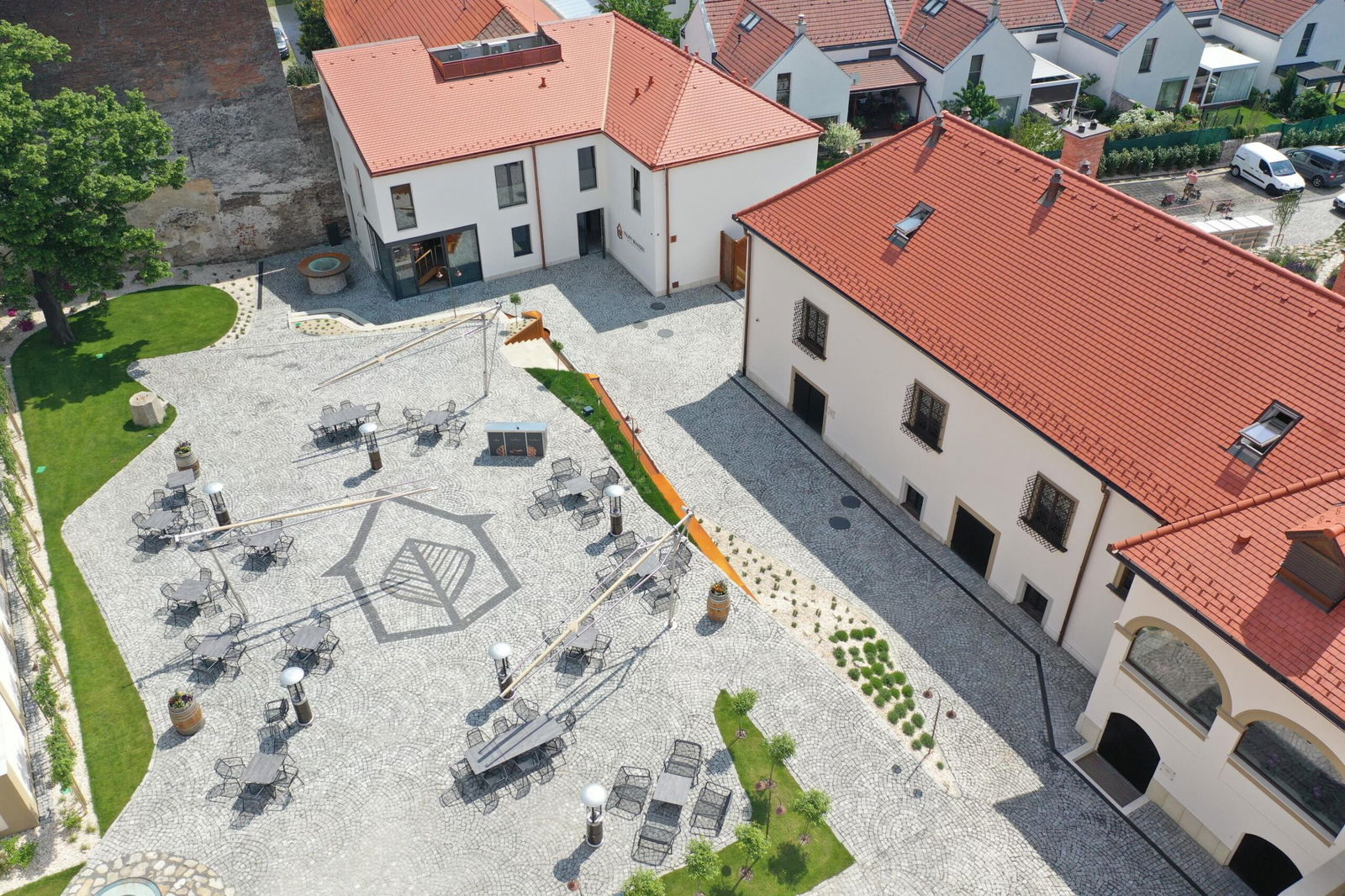 Nádvorie Kaštieľa Pálffy