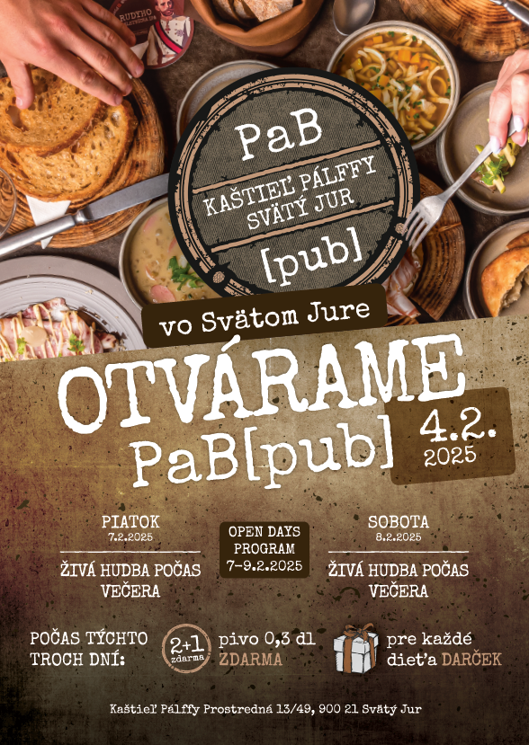 Otvárame PaB Kašteiľ Pálffy